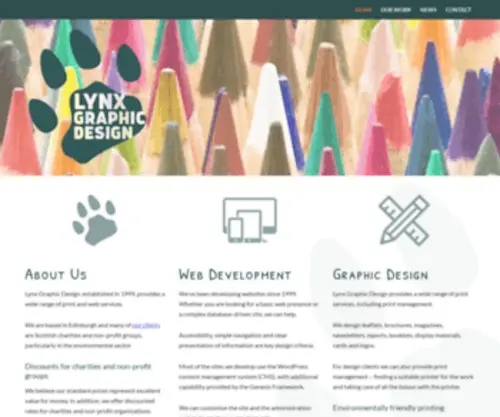 LYNXgraphiCDesign.co.uk(Lynx Graphic Design) Screenshot