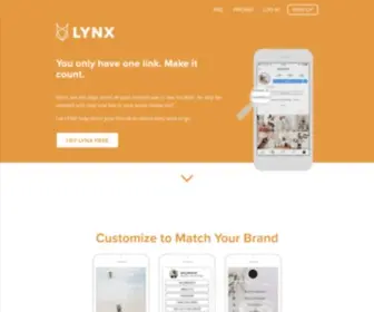 LYnxinbio.com(LYNX) Screenshot