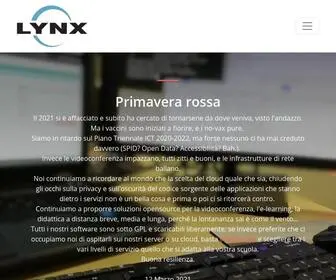 LYNxlab.com(E-learning, casting system, orientamento a distanza) Screenshot