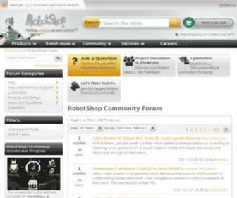 LYNxmotion.net(RobotShop Community) Screenshot