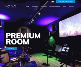 LYNxmusic.ca(LYNX MUSIC) Screenshot