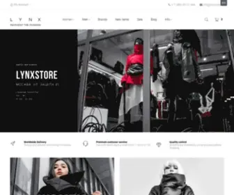 LYNXstore.ru(Интернет магазин одежды LynxStore) Screenshot