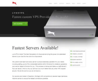 LYNXVPS.com(Lynx Virutal Private Server) Screenshot