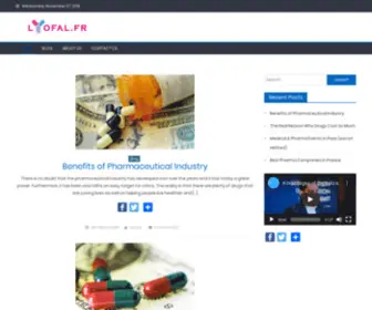 Lyofal.fr(Lyofal, lyophilisation, cosmétiques lyophilisés, produits lyophilisés, lyophilization, freeze-dried cosmetic care, freeze-dried products) Screenshot