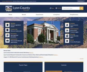 Lyon-County.org(Lyon County) Screenshot