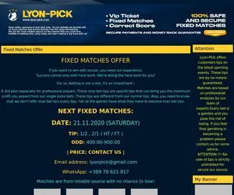 Lyon-Pick.com(Lyon Pick) Screenshot