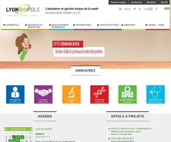 Lyonbiopole.com(Lyonbiopôle) Screenshot