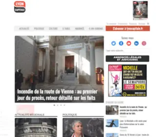 Lyoncapitale.fr(L'information et l'investigation sur Lyon) Screenshot