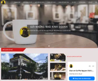 Lyoncoffee.com.vn(Mở quán cà phê nhượng quyền) Screenshot