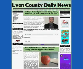 Lyoncountydailynews.com(Lyon County Daily News) Screenshot