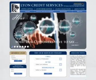 Lyoncredit.com(Lyon Credit Services Inc) Screenshot