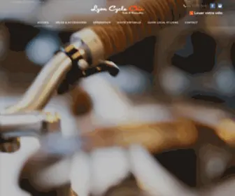 Lyoncyclechic.fr(Société de vente et location de vélos sur Lyon 7e) Screenshot