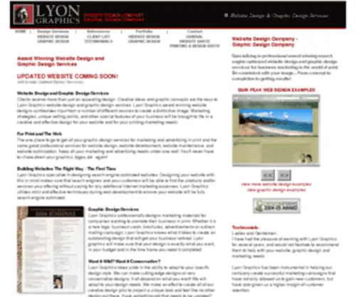 Lyongraphics.com(Operations Automation Default Page) Screenshot