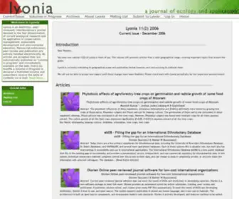 Lyonia.org(Lyonia) Screenshot