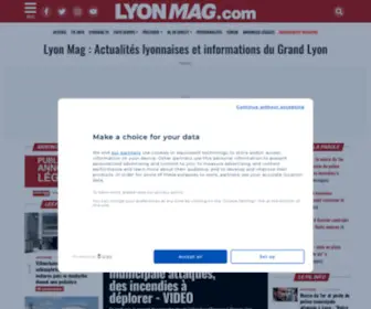 Lyonmag.com(Actualités et informations du Grand Lyon) Screenshot
