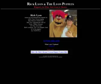 Lyonpuppets.com(Rick Lyon and The Lyon Puppets) Screenshot