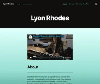 Lyonrhodes.com(Capture the vision) Screenshot