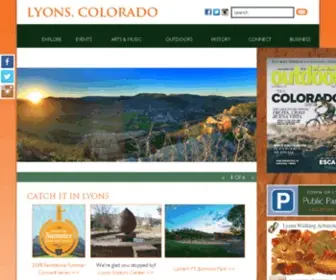 Lyonscolorado.com(Things To Do In Lyons) Screenshot