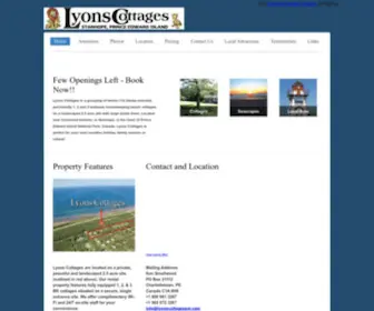 Lyonscottagespei.com(PEI Cottage Rentals at Stanhope Beach) Screenshot