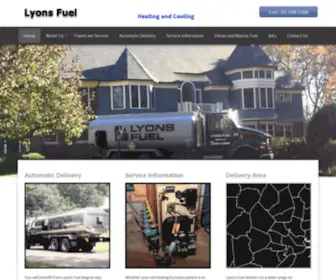 Lyonsfuel.com(Lyons Fuel) Screenshot