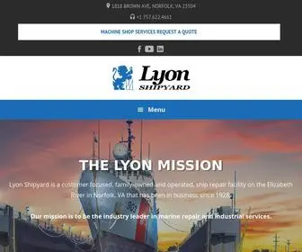 Lyonshipyard.com(Lyon Shipyard) Screenshot