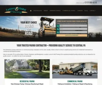 Lyonshohlpaving.com(Lyons & Hohl Paving) Screenshot