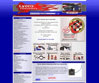 Lyonsperformance.com(American Manufactured Auto) Screenshot