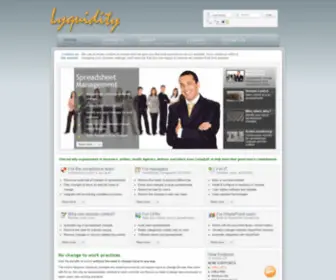 Lyquidity.com(ComplyXL Enterprise Frontpage) Screenshot