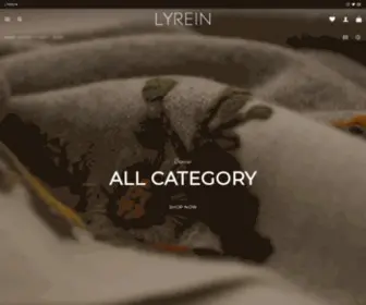 Lyrein.com(Shop Women's & Men's Knitwear Clothing) Screenshot