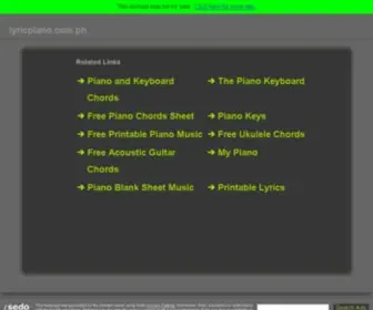 LyricPiano.com.ph(LyricPiano) Screenshot