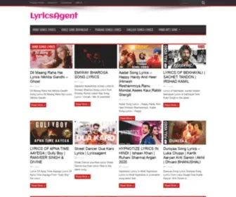 Lyricsagent.com(Hindi Songs Lyrics) Screenshot