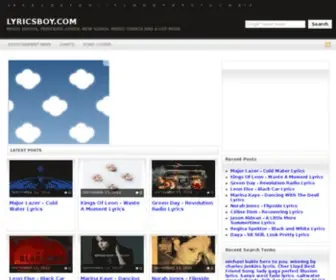 Lyricsboy.com(Music Videos) Screenshot