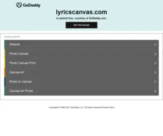 Lyricscanvas.com(Lyricscanvas) Screenshot