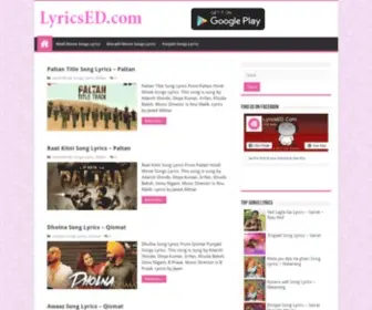 Lyricsed.com(Friendly and helpful customer support) Screenshot