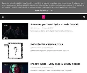 Lyricsforromanticsong.com(This site) Screenshot