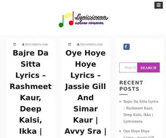 Lyricsinera.com(Lyrics In Era) Screenshot