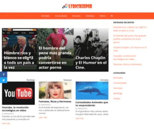 Lyricskeeper.es(La Lírica de los textos) Screenshot