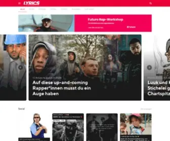 Lyricsmagazin.ch(Die Schweizer HipHop) Screenshot