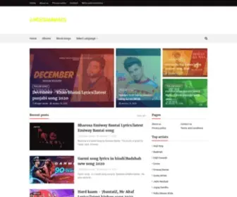 Lyricsmaniacs.com(Lyricsmniacs) Screenshot