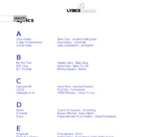 Lyricsmatch.com(Lyrics Match will be back) Screenshot