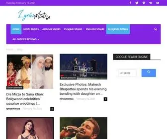 Lyricsmintss.com(Song Lyrics) Screenshot