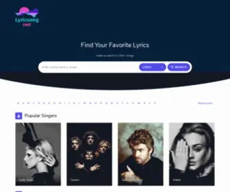 Lyricsong.net(Lyrics) Screenshot