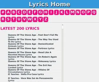 Lyricsparoles.com(Lyrics Paroles) Screenshot