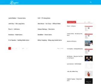 Lyricspinas.com(Lyricspinas Forum) Screenshot