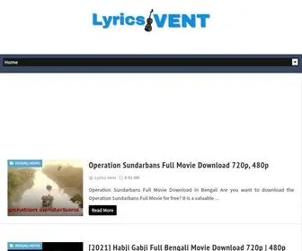 Lyricsvent.com(Bengali Lyrics) Screenshot