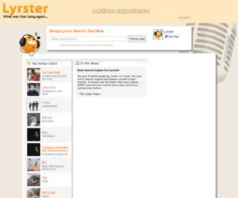 LYRster.com(Find any Song Lyrics) Screenshot