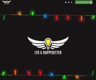 Lysogduppeditter.no(Lys & Duppeditter) Screenshot