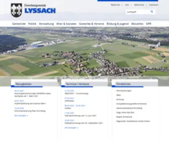 LYssach.ch(Lyssach Online) Screenshot