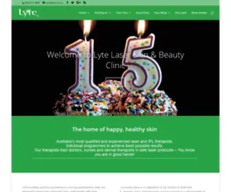 Lyte.com.au(Lyte Laser Skin & beauty Clinic) Screenshot