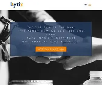 Lytix.be(We love your data & analytix) Screenshot